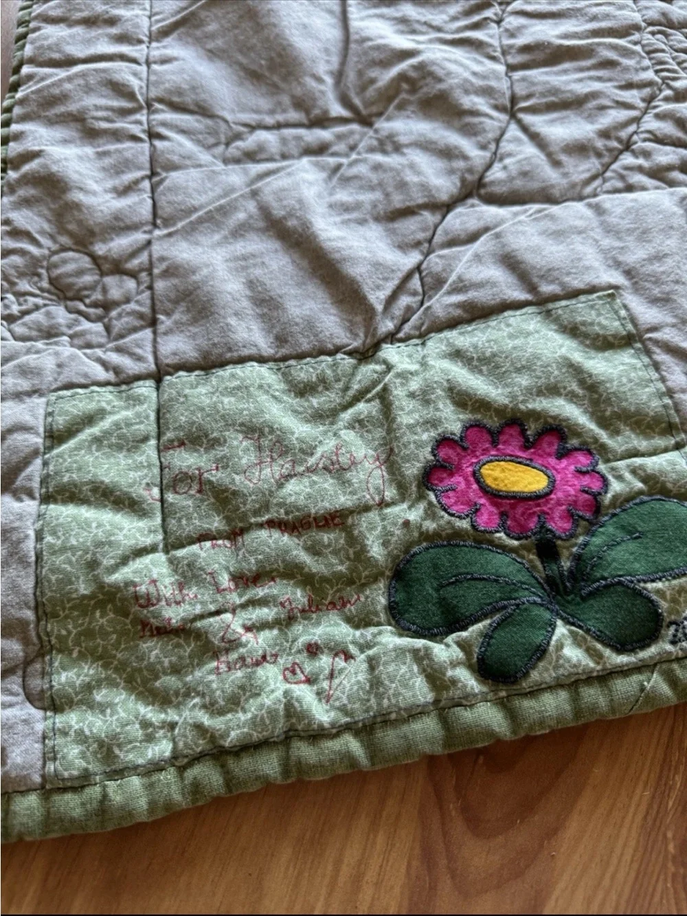 Handmade The little Mole Krtek / Krteček quilt